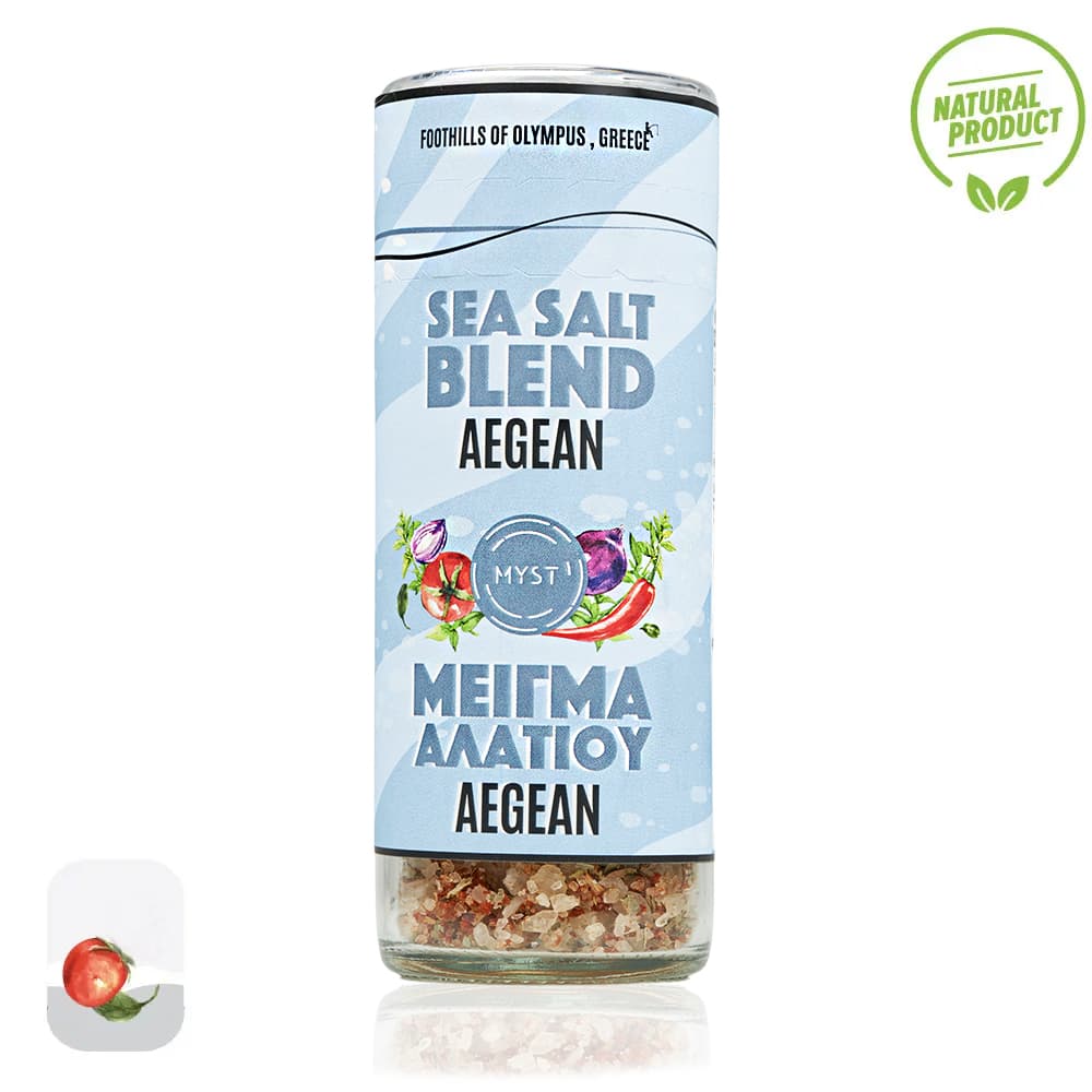 Aegean Sea Salt Blend | Grinder