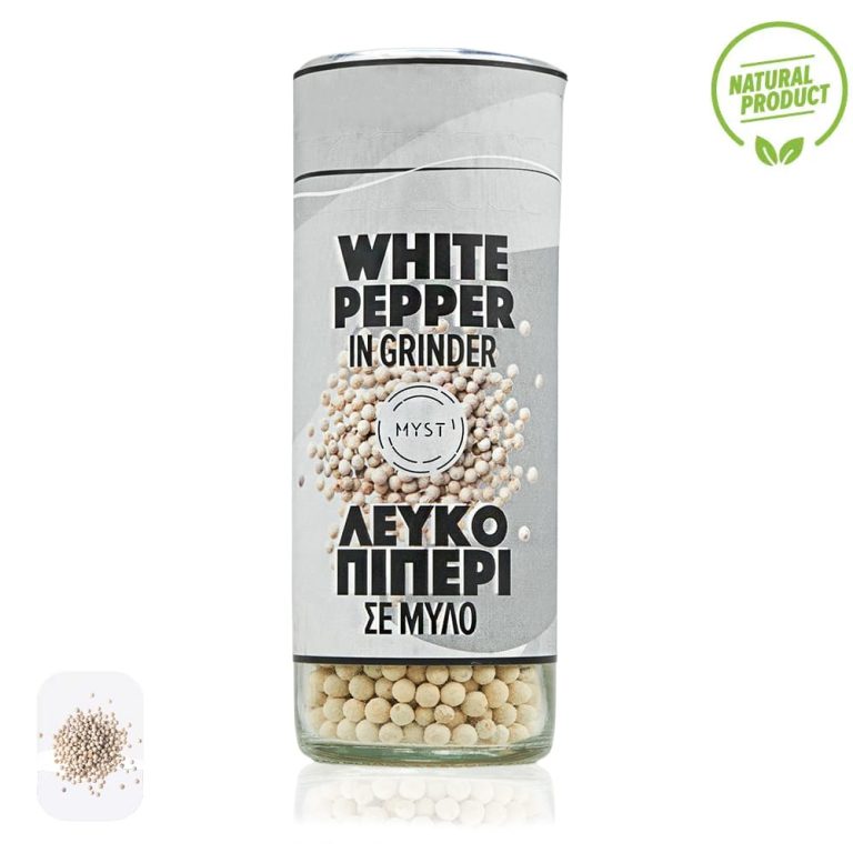 White Pepper in Grinder