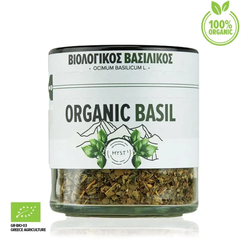 Organic Dry Basil Olympus
